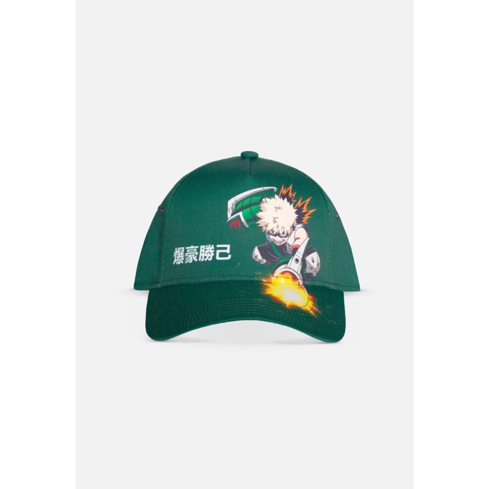 My Hero Academia - Katsuki Bakugo Casquette Snapback - Vert